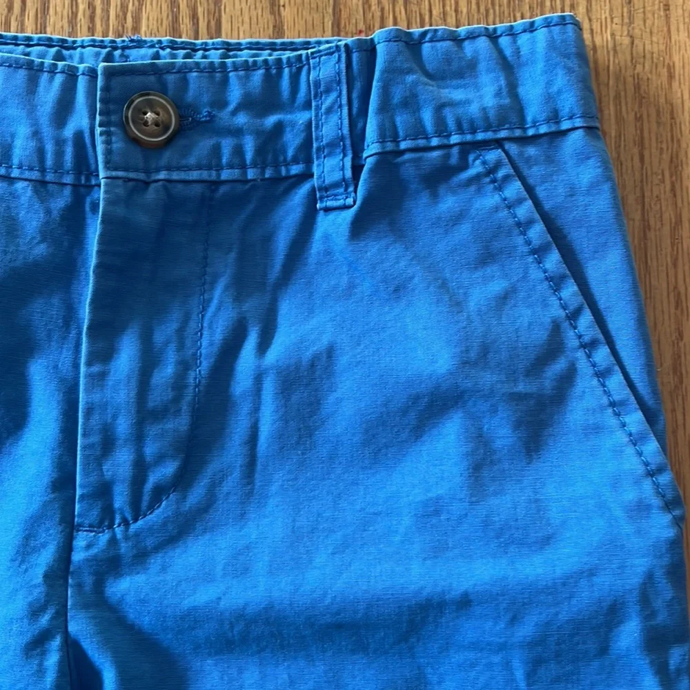 Carter’s size 8 kids blue flat front cotton shorts. NWT